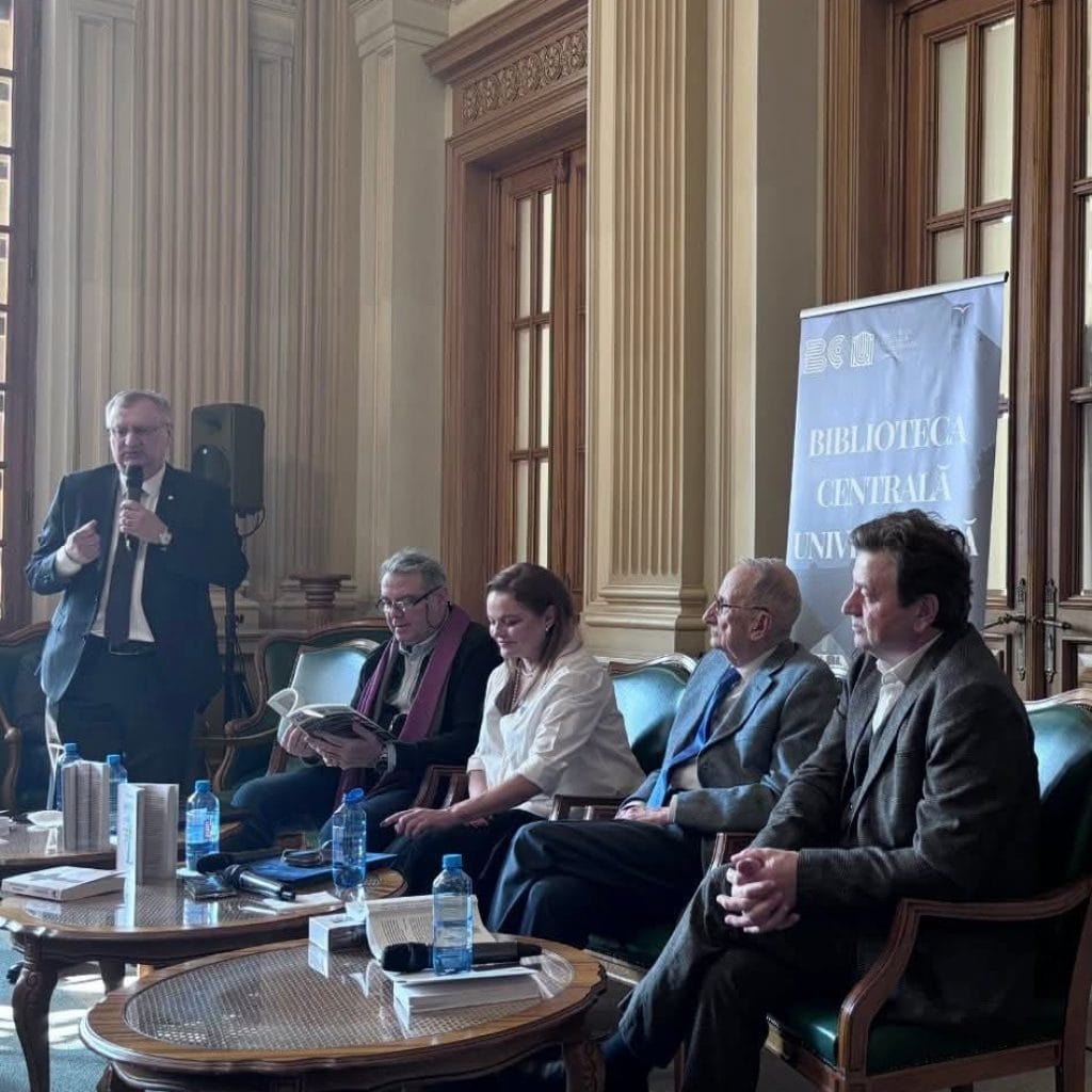 Pr. prof. univ. dr. Nicolae Brînzea, la Biblioteca Centrală Universitară „Carol I”: „Un popor supraviețuiește prin fidelitatea față de valorile sale” 1 FB IMG 1772648544109