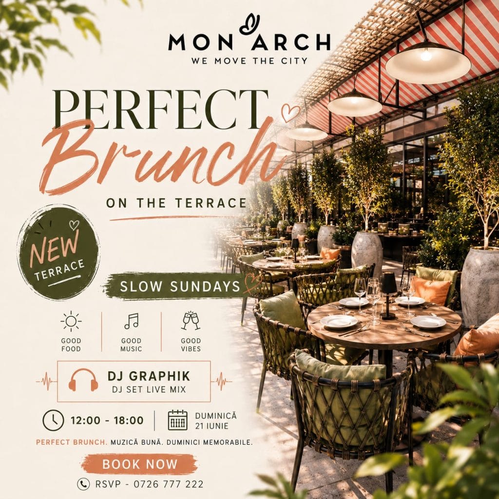 Mon’Arch lansează noul concept de Sunday Brunch pe terasa recent inaugurată 1 IMG 20260617 WA0027 1