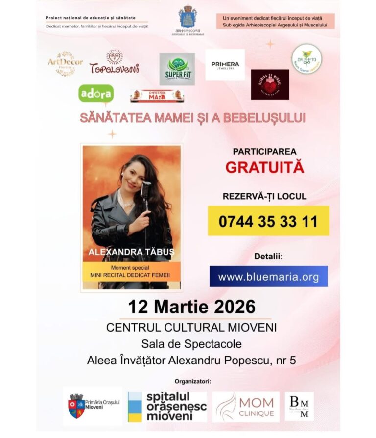 Mioveni: Mai sunt doar câteva locuri la conferința „Sănătatea mamei și a bebelușului” 1 IMG 8054 768x893 1