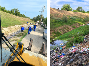 Dezastru ecologic în zona Zăvoi-Ștefănești! Peste 100 de tone de deșeuri au fost adunate de salariații SGA