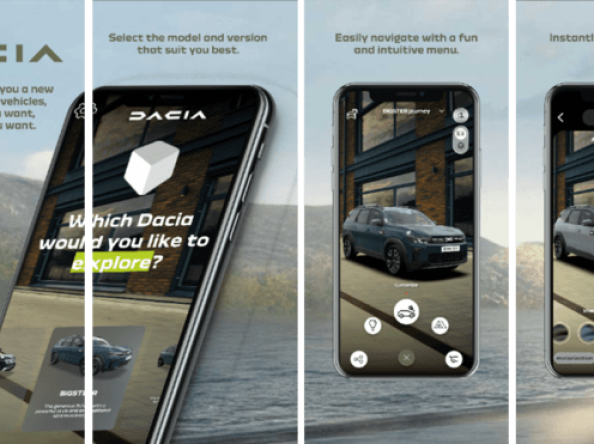 DACIA AR: gama completă Dacia, disponibilă acum direct pe smartphone și tabletă