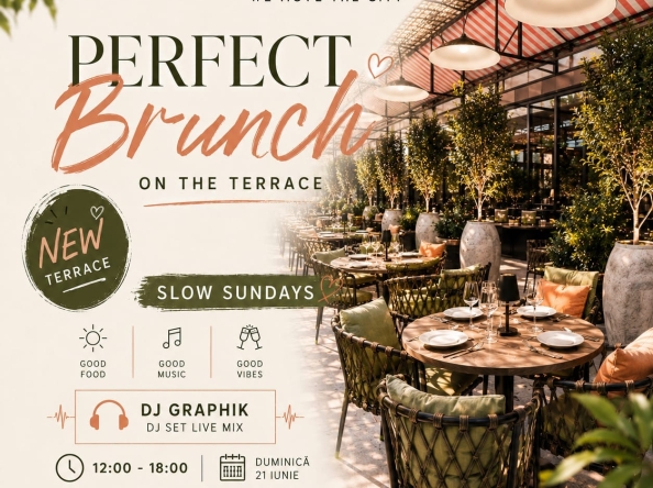 Mon’Arch lansează noul concept de Sunday Brunch pe terasa recent inaugurată