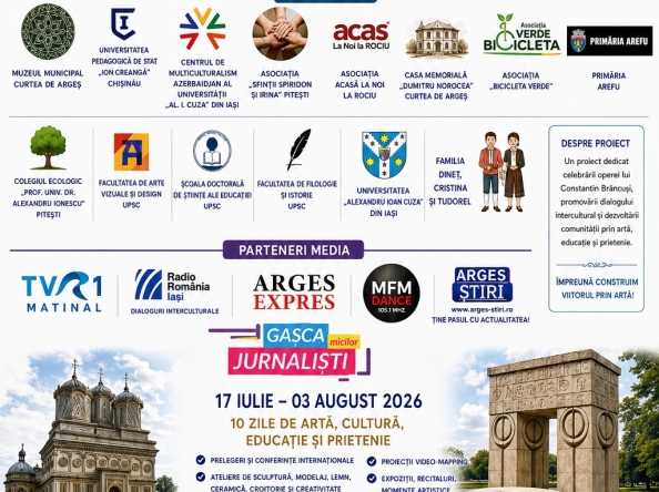 ȘCOALA DE VARĂ INTERCULTURALĂ (cu participare internațională) BRÂNCUȘI 150: ARTĂ, COMUNITATE, VIITOR
