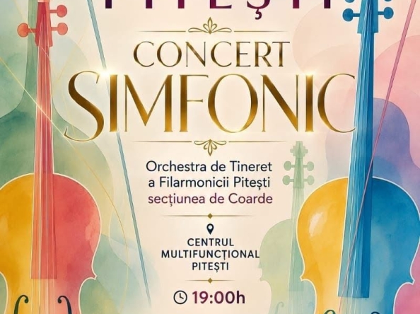 Orchestra de Tineret Pitești, concert special pe 10 septembrie, la Filarmonica de Stat