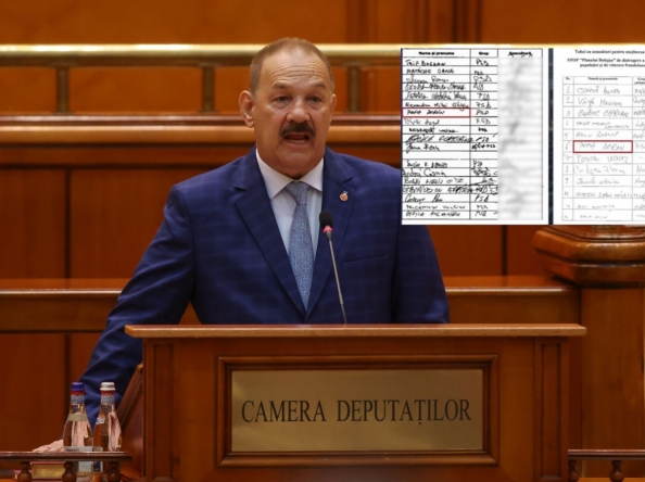 Deputatul de Argeș Dorin Popa apare de două ori pe lista semnatarilor moțiunii de cenzură împotriva Guvernului Bolojan