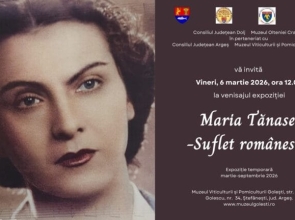 EXPOZIȚIE INEDITĂ ÎN ONOAREA MARIEI TĂNASE, LA MUZEUL GOLEȘTI