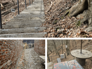 DEGRADARE vizibilă la Cetatea Poenari!