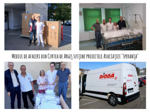 Mediul privat din Curtea de Argeș susține proiectele Asociației „Speranța” pentru pacienții diagnosticați cu cancer