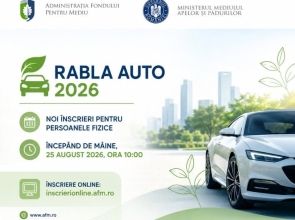 Se dă startul la Programul Rabla Auto 2026! Pe 25 august încep înscrierile pentru persoane fizice