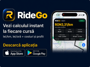 RideGo | Aplicația care calculează profitabilitatea curselor Uber și Bolt​