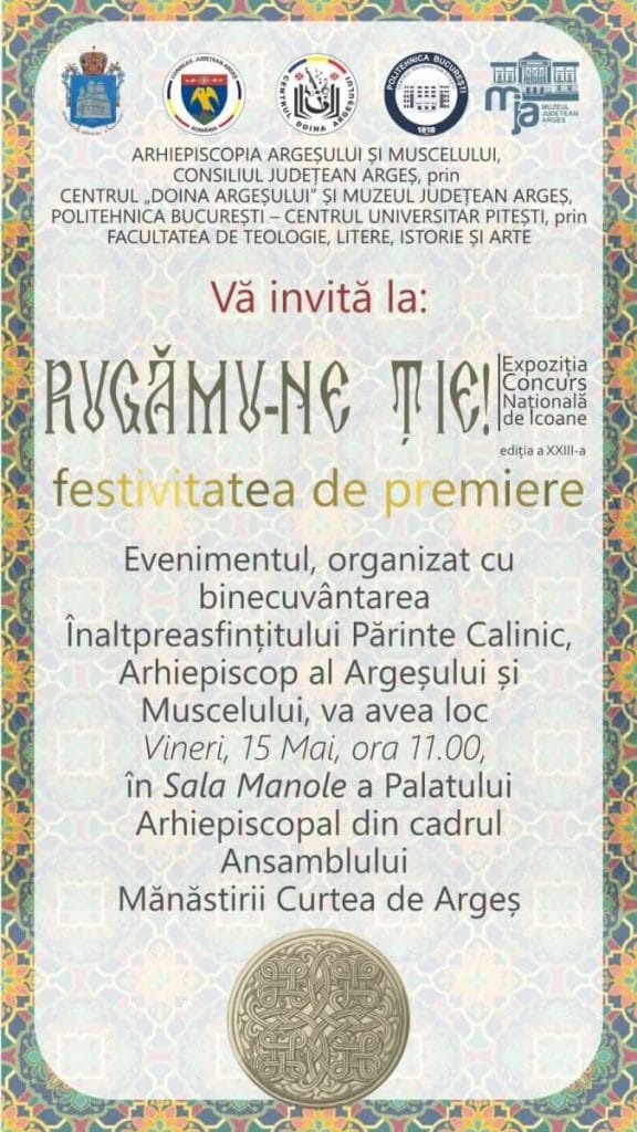 „Rugămu-ne Ție!” – Festivitatea de premiere a Expoziției-Concurs Naționale de Icoane, ediția a XXIII-a 1 fb_img_1778684914595