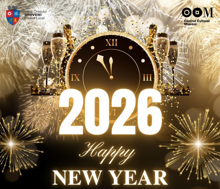 MIOVENI. Foc de artificii și multe surprize de Revelion, în Centrul Civic! 1 revelion 2026 e1767001826130 768x663 1